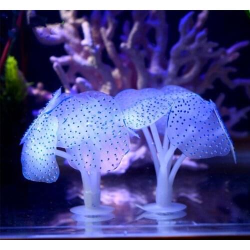 Luminous Aquarium Silicone Artificial Jellyfish Fish Tank Submarines Ornament Plastic Multi-color Products Are Safe And Stable