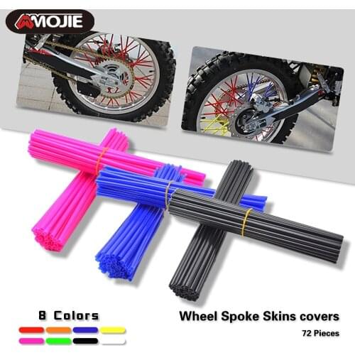 Universal Mototrcycle Dirt Bike Wheel Spoke Skins Enduro Off Road Rim For Honda CR125R CR250R CRF250R CRF450R CRF450X CRF450RX