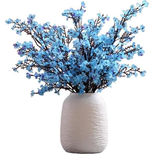 Gypsophila Artificial Flowers Branch High Quality Cherry Fake Plants Bouquet Living Room Vase for Home Wedding Decoration Autumn