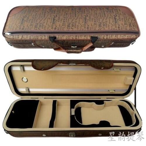High-grade French violin Piano box bag Waterproof and moisture-proof table double strap lock 3/4 4/4