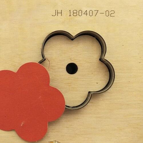 Japan Steel Blade Rule Die Cut Steel Punch Flower Cup Mat Cutting Mold Wood Dies for Leather Cutter for Leather Crafts