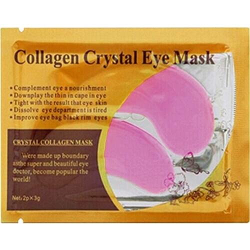 Butterfly Shape Golden Firming Eye Mask Black Relief Eye Bag Pouch Relief Eye Mask Collagen Ingredients Edema Mitigate Beauty