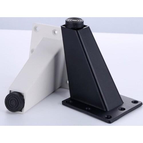 Furniture Cups Aluminum Alloy Disabled Cabinet Foot Office Table Chair Sofa Hardware Accessories Adjustable Wardrobe TV 4Pcs