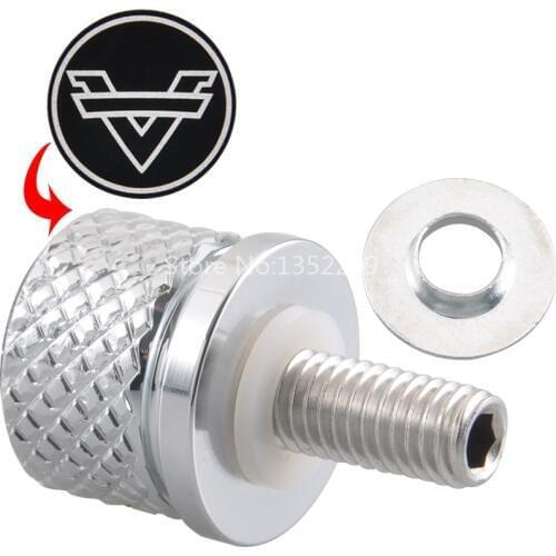 1 Pc "V" Chrome Quick Release Seat Bolt Fit For Victory Cross Country Tour 2014-2018