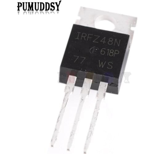 10 pcs IRFZ48N IRFZ48 MOSFET MOSFT 55V 64A 14mOhm 54nC TO-220 new IRFZ48NPBF