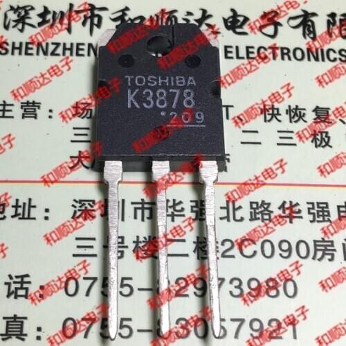 10pcs/lot K3878 2SK3878 New Spot TO-3P 900V 9A