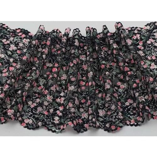 2Yard 16.5cm Floral Mesh Lace Trim Fabric For Handmade Clothing Material DIY Sewing Craft Women Bra Accessories Suppliers