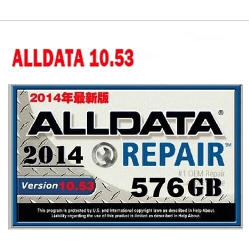 2020 Hot auto repair software Alldata 10.53 diagnostic tool alldata All data 10.53 support installation hdd usb3.0 DHL free ship