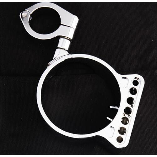 39mm/16" Chrome Side Mount Speedo Relocation Bracket Fit For Harley Sportster 883 1200