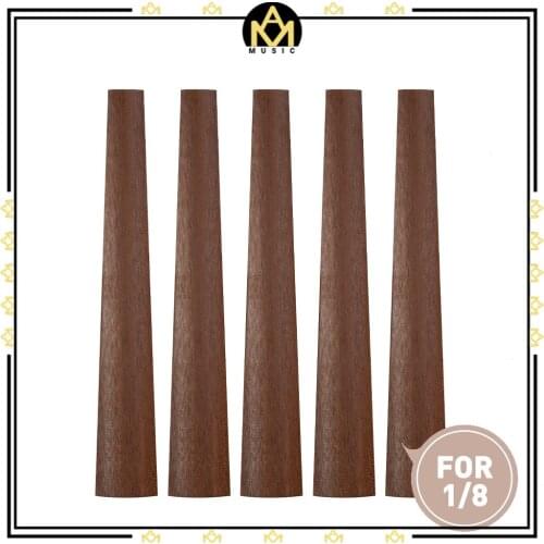 5 PCS Rosewood Violin Fingerboard For 1/8 Acoustic Violin Fiddle Fingerboard Violin Parts Accessories