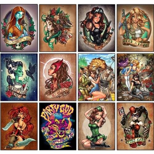 5D Diamond Painting Disney Movie Cartoon Character Cross Stitch Kit Full Drill Embroidery Mosaic Picture of Rhinestones Decor