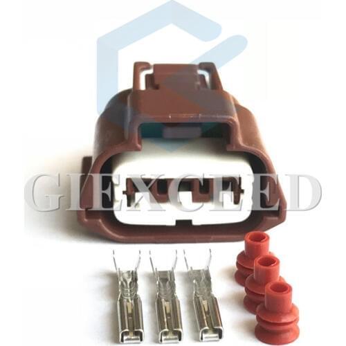 2 Sets 6189-0780/6189-1098 Ignition Coil Automtive Plug 3 Pin Female Waterproof Auto Electrical Connector For Nissan