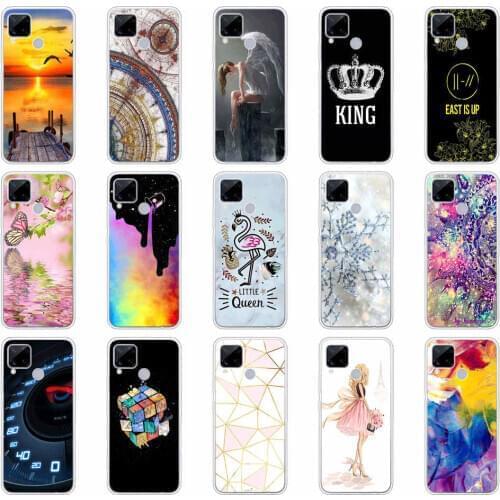 For Oppo Realme C15 Cases Case Cute Cartoon Soft TPU Silicon Back Cover For OPPO Realme C15 C 15 RealmeC15 RMX2180 Phone Case
