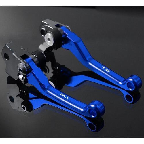 CNC Dirt Bike Pit Pivot Motocross Brake Clutch Levers For YAMAHA TW125 1999-2004 TW200 2000-2017 TW225 2002-2017 TW 125 200 225