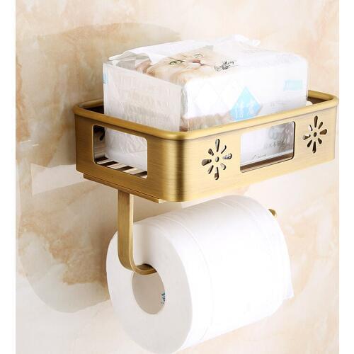 Bathroom Toilet Paper Holders Antique Towel Holder And Phone Holder Wall Mount Toilet Paper Holder Soap Holder Bathroom Hardware