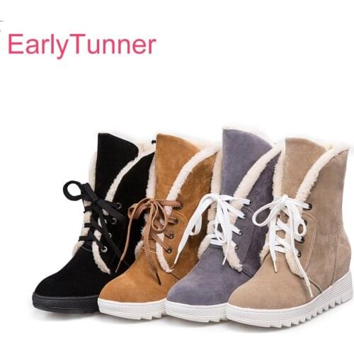 Женские ботильоны на танкетке EarlyTunner China At AliExpress