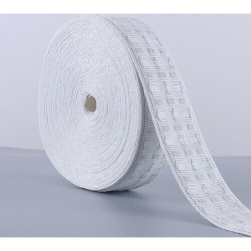 10M Roll Pull Curtain Grommet Curtain Ring Pleat Belt Tape Punching Hook Cloth Eyelets Cotton Blend
