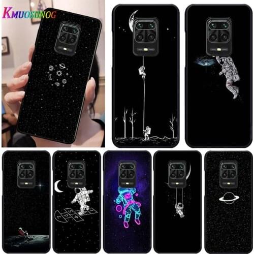 Fantasy Space Moon for Redmi K30i K30 9T K30T K30S K20 10X 9i 9AT 9A 9C 9 5G 4G Pro Ultra Prime Black Phone Case