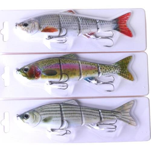 HENGJIA Multi Jointed Fishing lure 4 sections 15cm 37.3g swimbait crankbait artificial hard bait