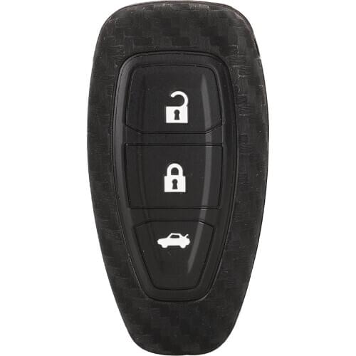 Jingyuqin 3 Buttons Silicone Remote Car Key Case Shell For Ford Focus C-Max Mondeo Kuga Fiesta B-Max