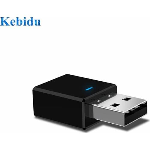 KEBIDU Mini USB Bluetooth Adapter Wireless Bluetooth 5.0 Receiver Transmitter 3.5mm AUX Audio Adapter For TV PC Car Kit