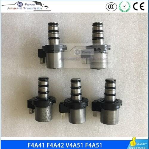 5PCS OEM MD758981 Transmission Shift Solenoid Kit Set F4A41 F4A42 V4A51 F4A51 Tested MD758981