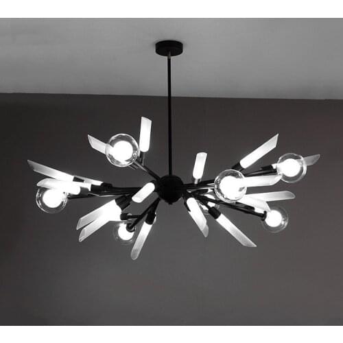 Creative Branches Art Deco Chandeliers Lighting Living Room Home Deco Chandelier Bedroom Restaurant Glass Hanging Light Fixtures