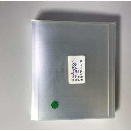 Hot selling 250um pad oca mobile phone part for pad mini 4 Lcd screen high quality no bubble laminating