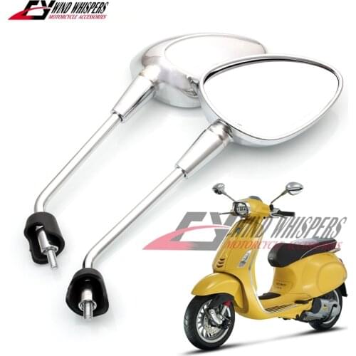 Motorcycle Mirrors Rearview Rear view Mirror For Vespa GTS300 Sprint 150 Primavera 50 125 150 GTS 300