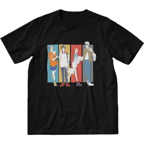 Male Jujutsu Kaisen Hipster T-Shirt Yuji Itadori Ryomen Sukuna Gojo Satoru Tshirt Short Sleeve Unique T Shirt Cotton Tee Top