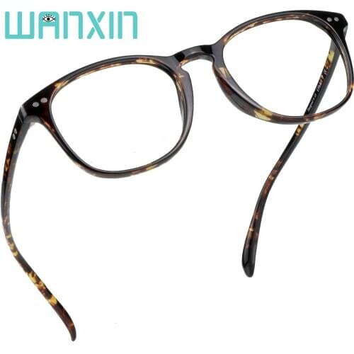 WANXIN Glasses for Computer Reading or Gaming, UV 400 Anti Glare Lenses Help Reduce Eye Strain and Fatigue