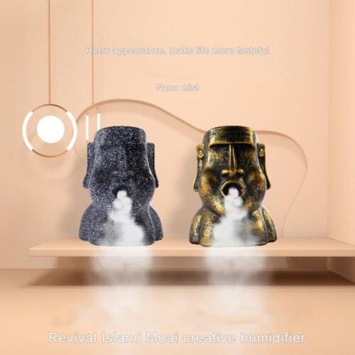 Creative Air Stone Portrait Humidifier Essential Oil S for the Home Small Household Fragrance Diffuser
