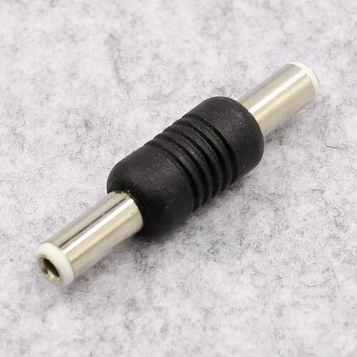 Pingle 2Pcs M/M DC 5.5x2.5mm Connector Tip 5.5*2.5mm Male To Male Power Jack Converter