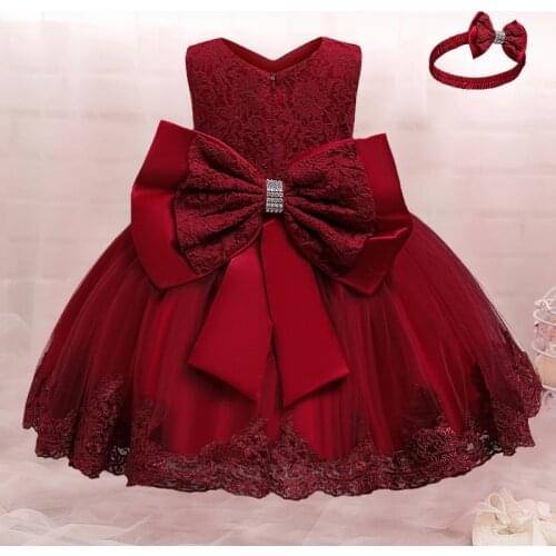 1st Birthday Dress For Baby Girls Party Tutu Clothes Newborn 1 2 Year Baptism Christening Gown Infant Lace Christmas Costume