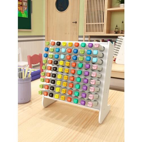 Student Desktop Marker Storage Box Brush Stationery Box Childrens Learning Pen Holder Blind Box Pen Artifact