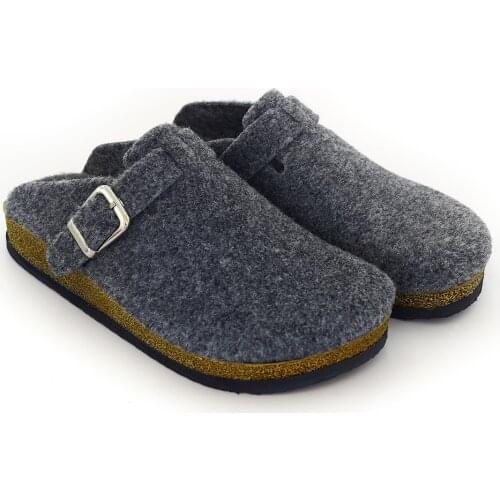 Felt Grey Orthopedic Sabo Slippers 2021 New Women Comfortable Comfort Nurse Doctor Hospital Orthopedic Cook Work Slippers