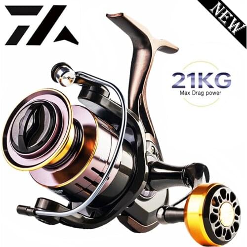 High Quality All Metal Max Drag 21KG Spool Fishing Reel Gear 5.2:1 Ratio High Speed Spinning Reel Casting Reel Carp For Saltwate