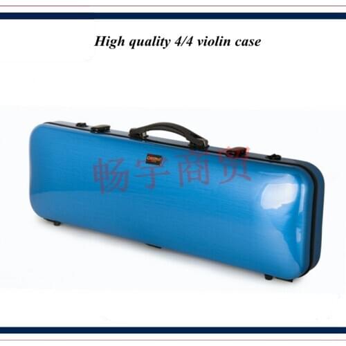 High quality Professional violin case 4/4 FRP carbon fiber blue Fashion style violin parts violin accessories 036