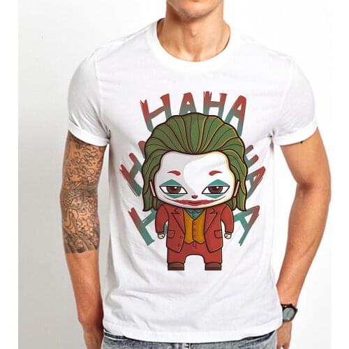 Antihero Joaquin phoenix joker chibi funny t shirt men 2019 new white casual homme cool hipster streetwear tshirt