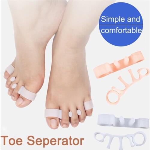 1/2 Pair Toe Separators Bunion Elastic Corrector Straighteners Toe Spacers Bunion Relief to Bunion Hallux Valgus Foot Care Tools