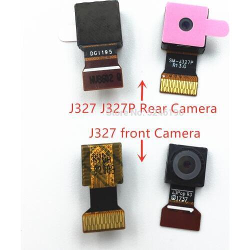 1pcs Back big Main Rear Camera front camera Module Flex Cable For Samsung Galaxy J327 J327P Back Main Flex Cable