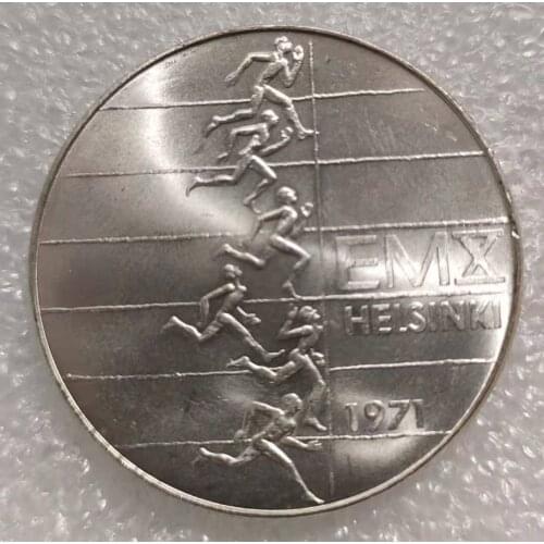 Finland 10 Mark 1971 Old Real Silver Coin100% Original Coins Europe Collectible Coine