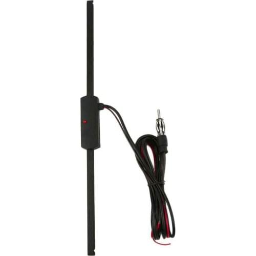 12V Car Digital AM FM Radio Antenna RV Camper Signal Amplifier Booster Universal Aerial Car Accessories