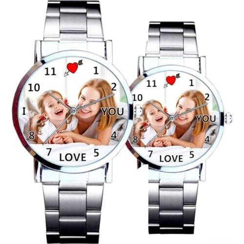 2020 Personality Creative Design Customers Photos Dial Printing Customize Watch Customization Photo Print OEM Great Gift Watches
