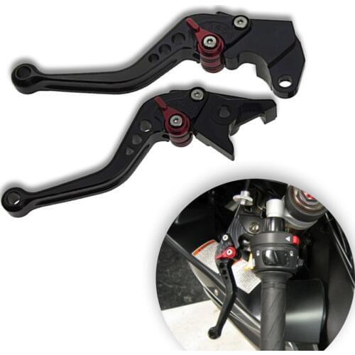 2x Short Brake Clutch Levers for SUZUKI GSXR600 GSXR750 DL650/V-STROM TL1000S GSXR1000 SFV650 GSR750 GSR600