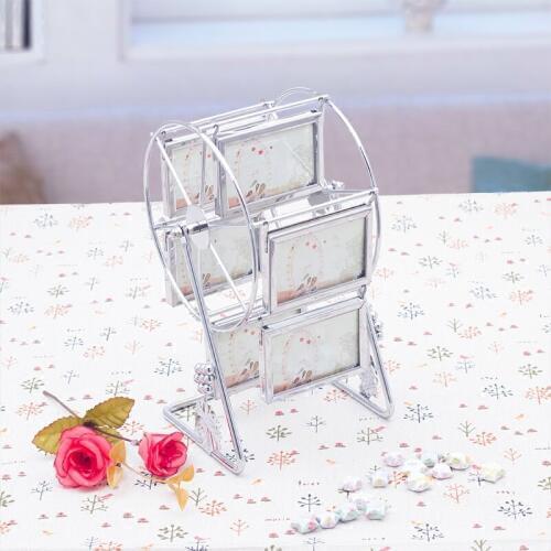 3 Inch Steel Ferris Wheel Photo Frame Table Creative Windmill Photo Frame Set Decorative Product