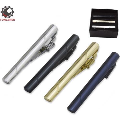 4Pcs Tie Clips for Men Tie Bar Clip Set for Regular Ties Necktie Wedding Business Clips Necktie Tie Clasp For Mens Gift