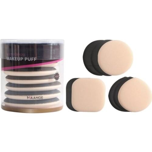 8pcs Facial Powder Puff Makeup Air Cushion Shape Portable Puff Makeup Foundation Sponge Soft Cosmetic Makeup Tool