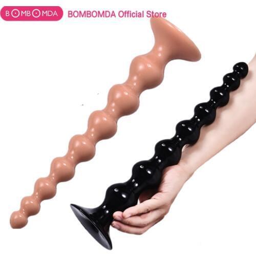 37cm Anus beads anal balls g spot Super Long anal plug prostata massage Anus Dilator Dildo sex toys for woman men gay Butt Plug