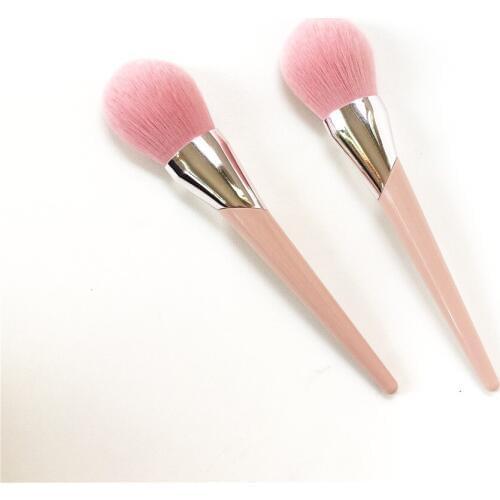 Bd FB-SERIES 001 Powder Brush - Large Precision All-over Brush for Powder Bronzer - Pink Synthetic Soft hair Beauty Makeup Brush